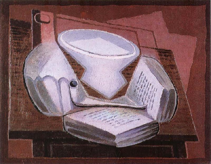 Juan Gris The Pipe on the book